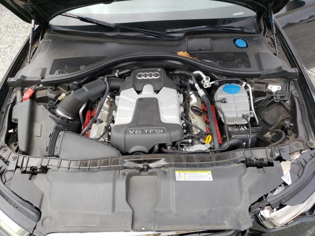 WAUHGAFC2CN164019 - 2012 AUDI A6 PRESTIGE შავი ფოტო 11