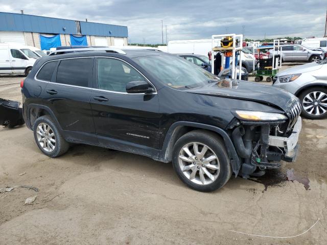 1C4PJLDS4EW262469 - 2014 JEEP CHEROKEE LIMITED BLACK photo 4