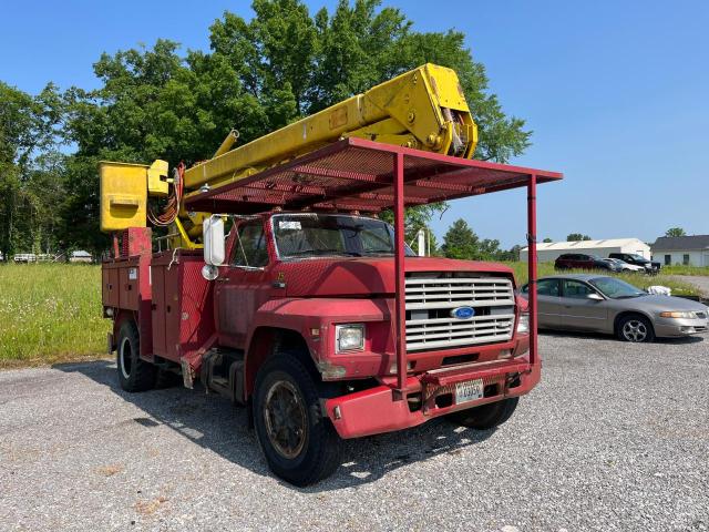 1FDPF82H6EVA52169 - 1984 FORD F800 RED photo 1