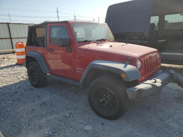 1J4AA2D10AL212889 - 2010 JEEP WRANGLER SPORT RED photo 4