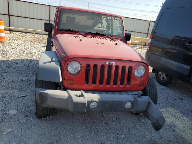 1J4AA2D10AL212889 - 2010 JEEP WRANGLER SPORT RED photo 5