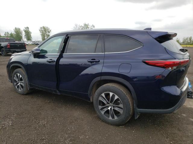 5TDGZRBH0MS530029 - 2021 TOYOTA HIGHLANDER XLE Mavi foto 2