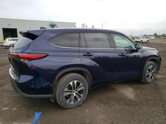 5TDGZRBH0MS530029 - 2021 TOYOTA HIGHLANDER XLE Mavi foto 3