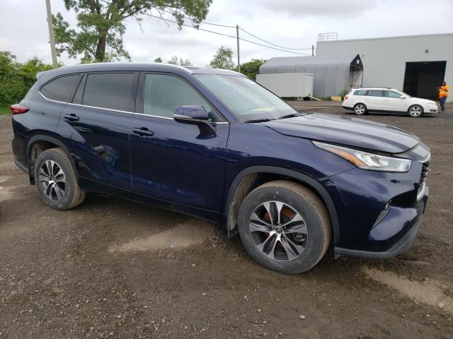 5TDGZRBH0MS530029 - 2021 TOYOTA HIGHLANDER XLE Mavi foto 4