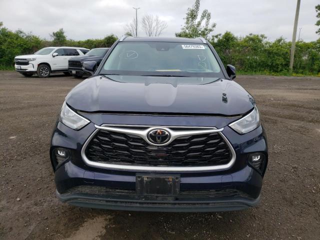 5TDGZRBH0MS530029 - 2021 TOYOTA HIGHLANDER XLE Mavi foto 5