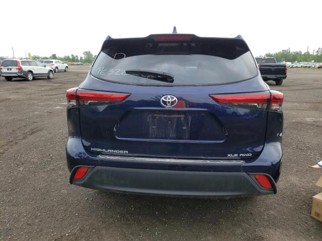 5TDGZRBH0MS530029 - 2021 TOYOTA HIGHLANDER XLE Mavi foto 6