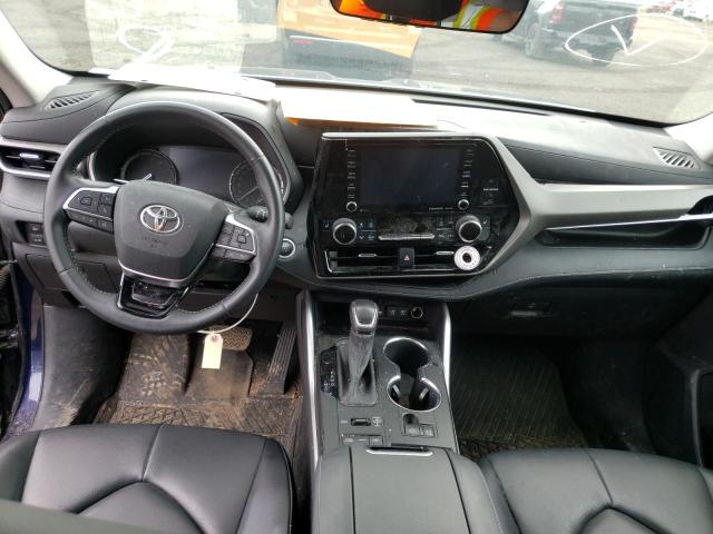 5TDGZRBH0MS530029 - 2021 TOYOTA HIGHLANDER XLE Mavi foto 8