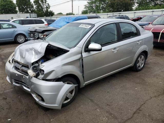 KL1TD5DE1BB165431 - 2011 CHEVROLET AVEO LS SILVER photo 1