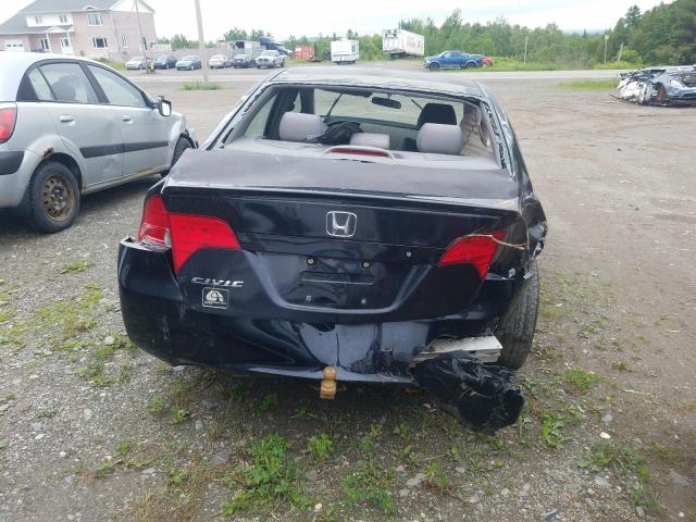 2HGFA154X8H028602 - 2008 HONDA CIVIC DX-G BLACK photo 6