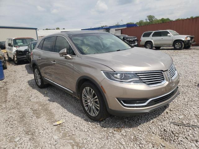 2LMPJ6LR6JBL30203 - 2018 LINCOLN MKX RESERVE GOLD photo 1