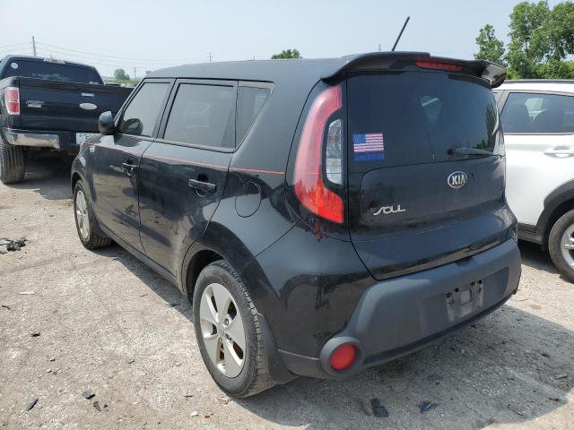 KNDJN2A26G7399208 - 2016 KIA SOUL BLACK photo 2