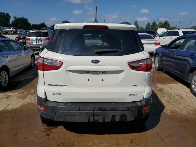 MAJ6S3GL0LC349108 - 2020 FORD ECOSPORT SE WHITE photo 6