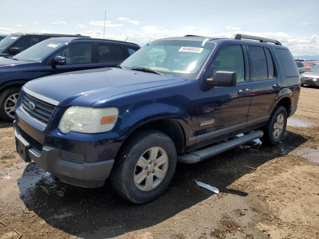 1FMEU72E76UA10243 - 2006 FORD EXPLORER XLS BLUE photo 1