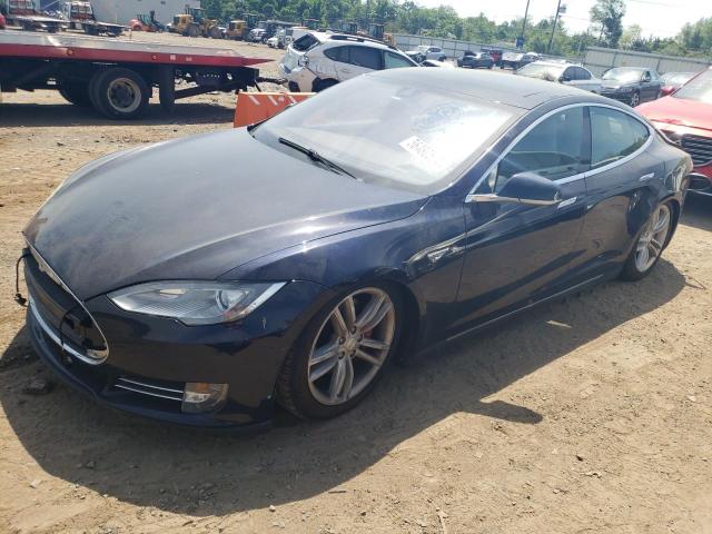5YJSA1H22EFP64216 - 2014 TESLA MODEL S Mavi foto 1