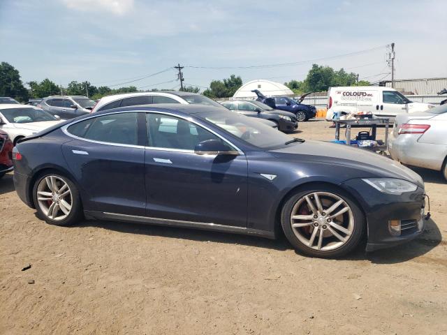 5YJSA1H22EFP64216 - 2014 TESLA MODEL S Mavi foto 4