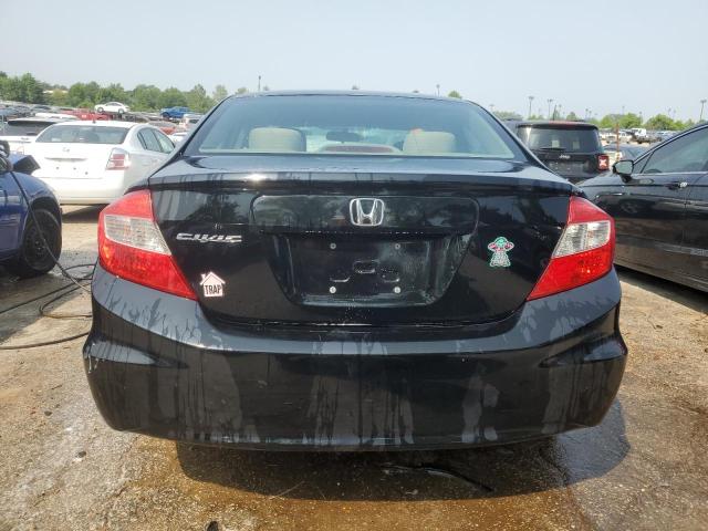 19XFB2F57CE003671 - 2012 HONDA CIVIC LX BLACK photo 6