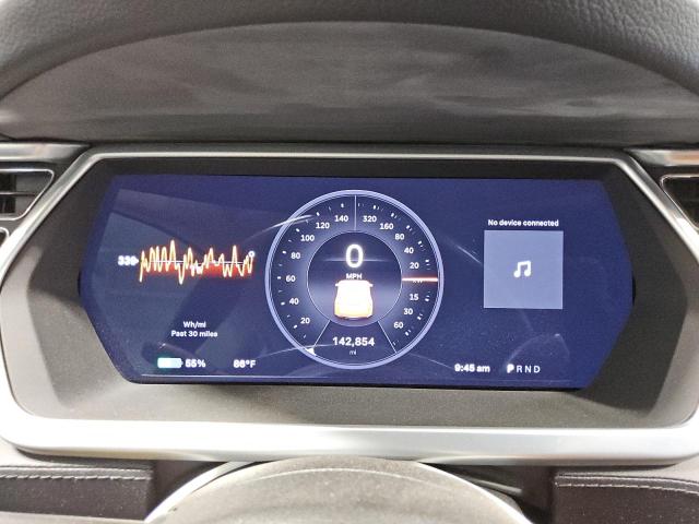 5YJSA1DN0DFP08368 - 2013 TESLA MODEL S RED photo 9