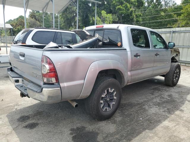 5TFJU4GN0EX052471 - 2014 TOYOTA TACOMA DOUBLE CAB PRERUNNER SILVER photo 3