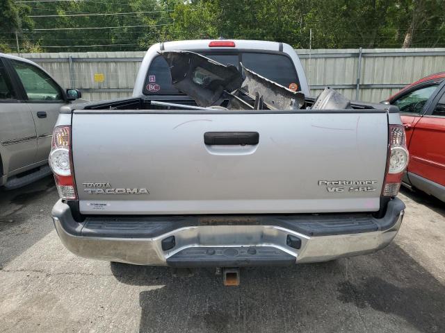 5TFJU4GN0EX052471 - 2014 TOYOTA TACOMA DOUBLE CAB PRERUNNER SILVER photo 6