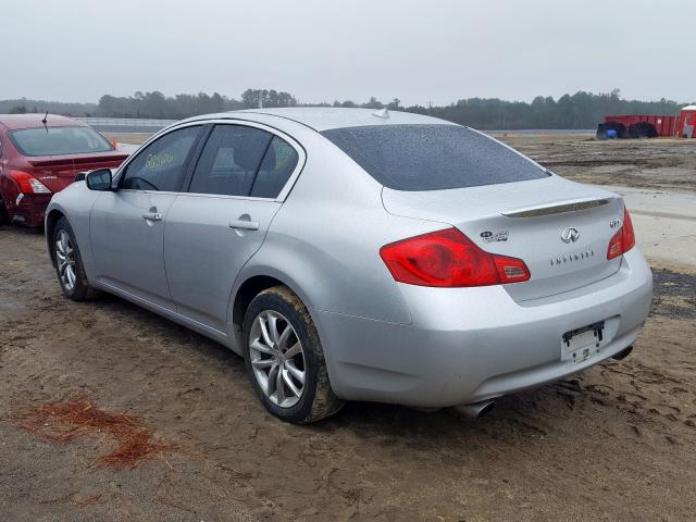 JNKCV61F89M054428 - 2009 INFINITI G37  photo 3