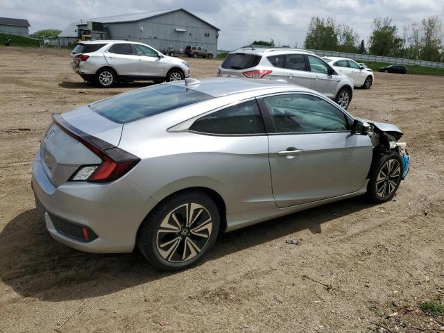 2HGFC3B75JH352437 - 2018 HONDA CIVIC EXL 银色 照片 3