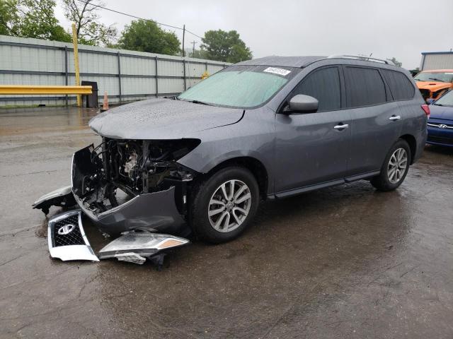 5N1AR2MN2GC614855 - 2016 NISSAN PATHFINDER S GRAY photo 1