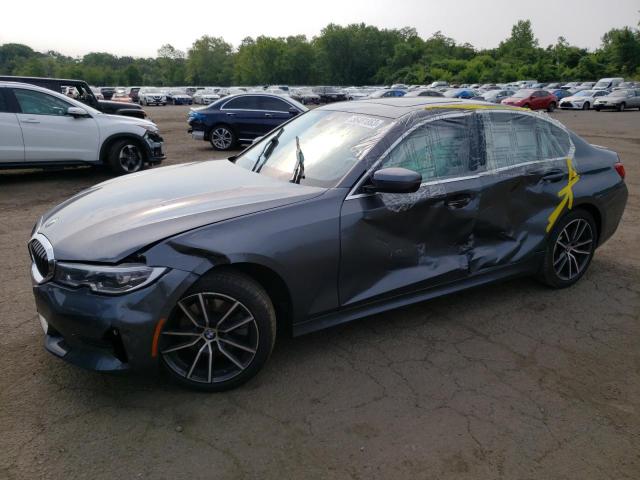 3MW5R7J01M8B83033 - 2021 BMW 330XI GRAY photo 1