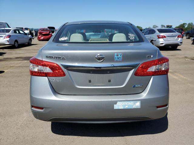 3N1AB7AP2DL718356 - 2013 NISSAN SENTRA S GRAY photo 6