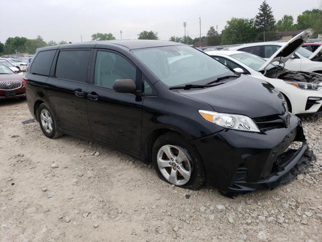 5TDZZ3DC6LS076889 - 2020 TOYOTA SIENNA L BLACK photo 4