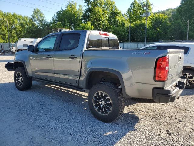 1GCGTEEN7M1130283 - 2021 CHEVROLET COLORADO ZR2 GRAY photo 2