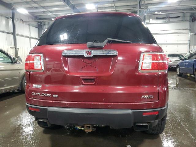 5GZEV23707J125286 - 2007 SATURN OUTLOOK XR წითელი ფოტო 6