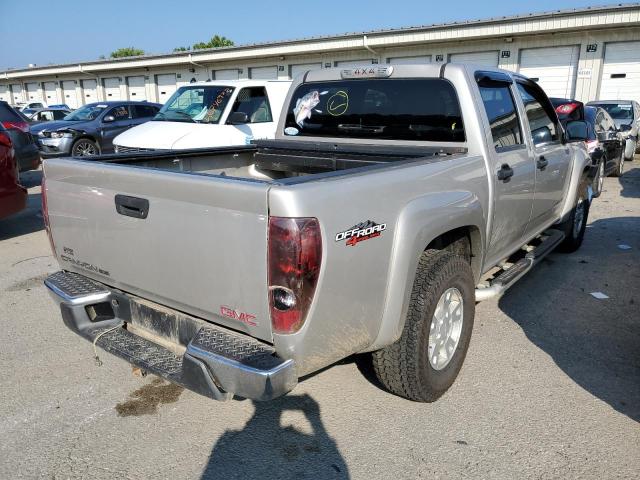 1GTDT136858228237 - 2005 GMC CANYON SILVER photo 4