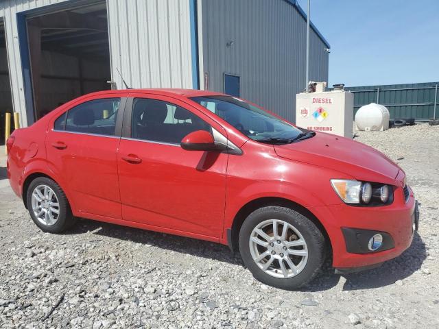 1G1JD5SH9C4173417 - 2012 CHEVROLET SONIC LT RED photo 4