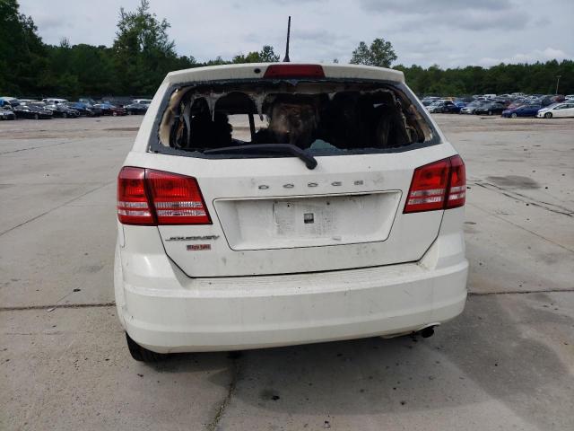 3C4PDCAB7ET181273 - 2014 DODGE JOURNEY SE WHITE photo 6