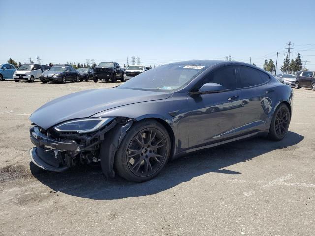 5YJSA1E53NF491494 - 2022 TESLA MODEL S 蓝色 照片 1