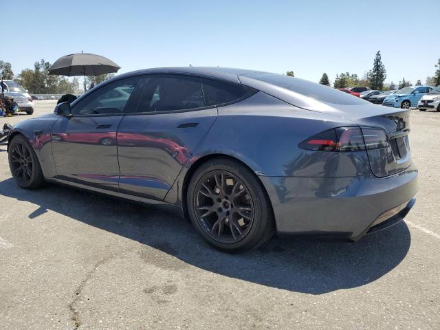 5YJSA1E53NF491494 - 2022 TESLA MODEL S 蓝色 照片 2