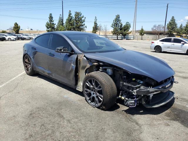 5YJSA1E53NF491494 - 2022 TESLA MODEL S 蓝色 照片 4