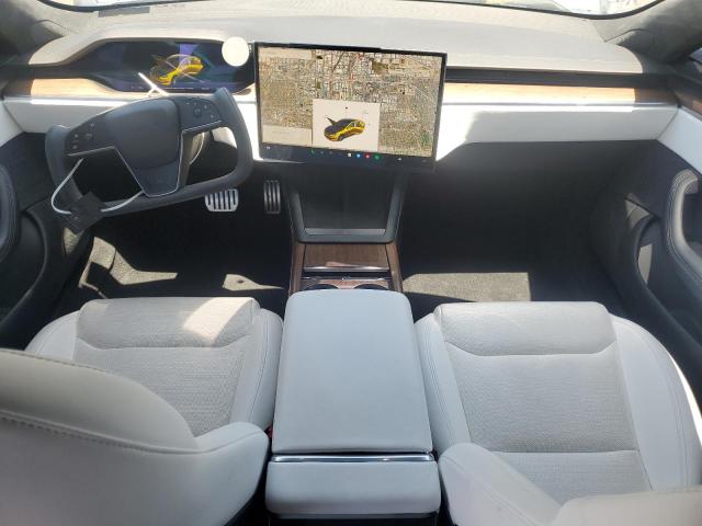 5YJSA1E53NF491494 - 2022 TESLA MODEL S 蓝色 照片 8