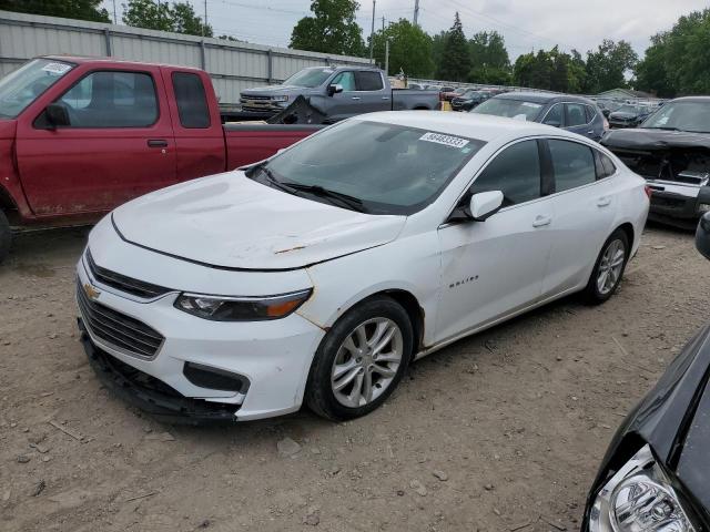 1G1ZE5ST6HF153030 - 2017 CHEVROLET MALIBU LT WHITE photo 1