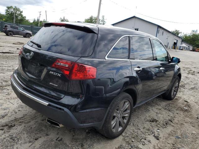 2HNYD2H54BH526031 - 2011 ACURA MDX ADVANCE BLACK photo 3