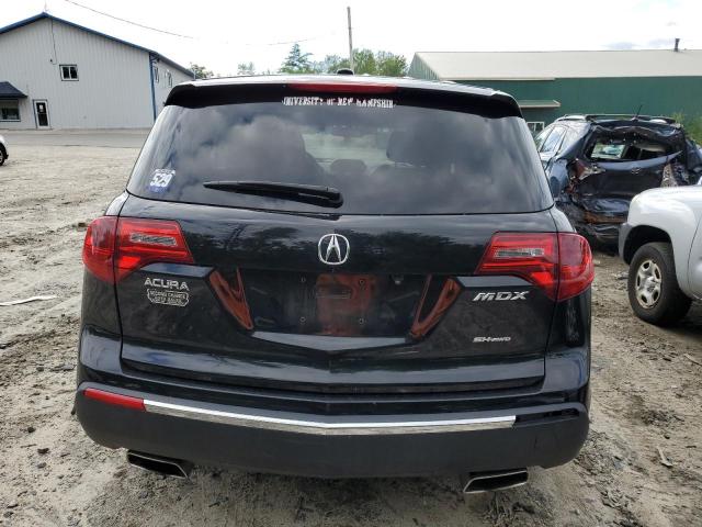 2HNYD2H54BH526031 - 2011 ACURA MDX ADVANCE BLACK photo 6