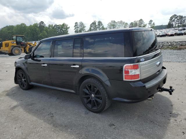 2FMGK5DC3ABA42412 - 2010 FORD FLEX LIMITED BLACK photo 2