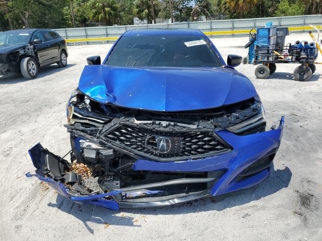19UUB5F54MA013895 - 2021 ACURA TLX TECH A BLUE photo 5