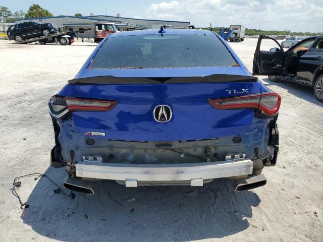 19UUB5F54MA013895 - 2021 ACURA TLX TECH A BLUE photo 6