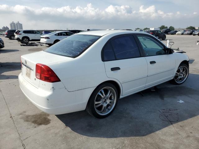 1HGES16571L009983 - 2001 HONDA CIVIC LX WHITE photo 3