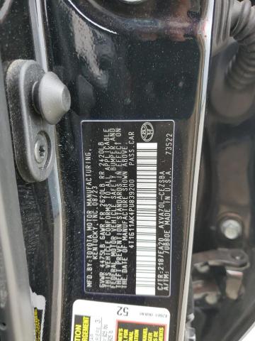 4T1G11AK4PU839200 - 2023 TOYOTA CAMRY SE NIGHT SHADE BLACK photo 12