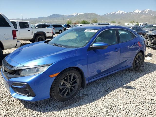 SHHFK7H83LU218994 - 2020 HONDA CIVIC EXL BLUE photo 1