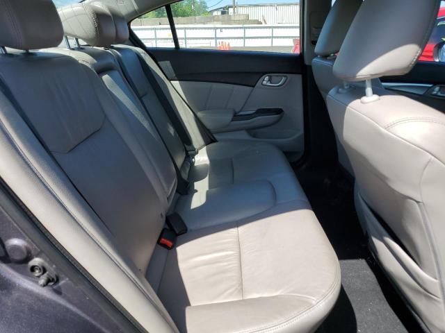 19XFB2F93FE218293 - 2015 HONDA CIVIC EXL ნაცრისფერი ფოტო 10