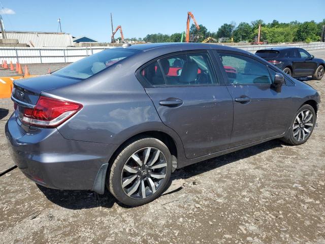 19XFB2F93FE218293 - 2015 HONDA CIVIC EXL ნაცრისფერი ფოტო 3