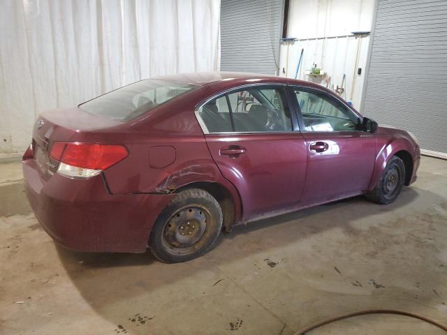 4S3BMBA65B3241520 - 2011 SUBARU LEGACY 2.5I MAROON photo 3